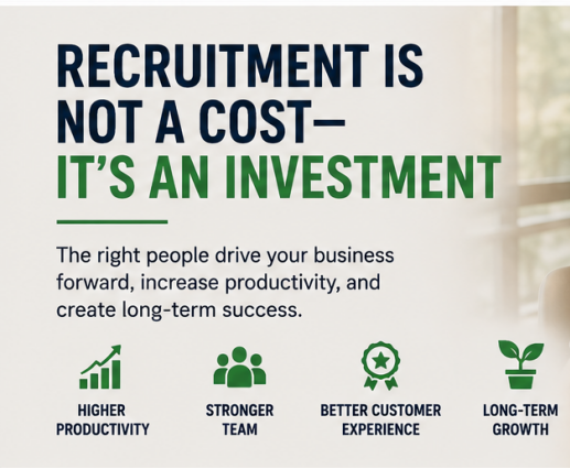 Recruitment Is Not a Cost—It’s an Investment
